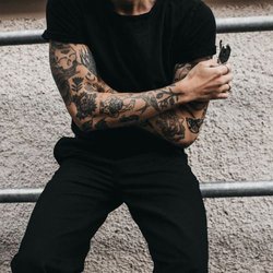 Pánské tetování rukáv