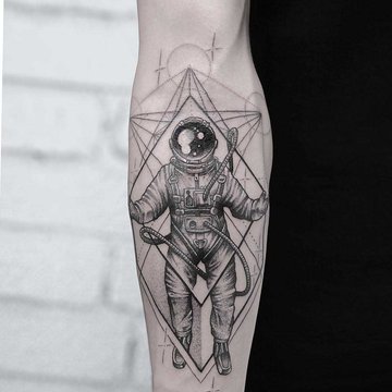 Astronaut-Tattoo-Designs-by-Daniel-Meyer