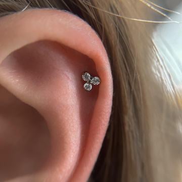 Piercing chrupavky ve VEAN TATTOO s individuálním výběrem umístění