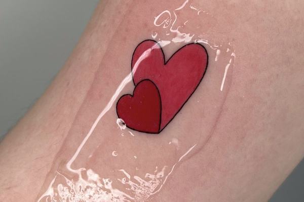 Tetování srdce ve studiu VEAN TATTOO