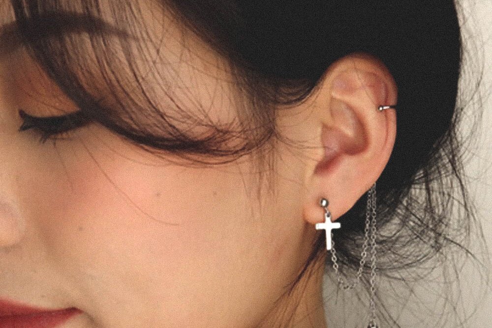 Starose-Silver-Color-Cross-Cone-Long-Chain-Earrings-for-Women-Girl-Fake-Ear-Piercing-Helix-Ear