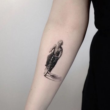 einstein-on-bicycle-tattoo
