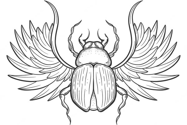 hand-drawn-vector-illustration-egyptian-collection-scarab-beetle-with-wings-ankh-symbol-pharaoh-perfect-invitation-web-postcard-poster-textile-print-etc_654491-71