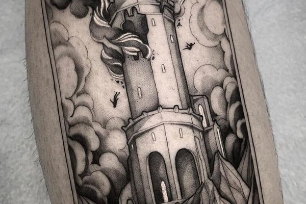 la-torre-the-tower-tarot-card-tattoo