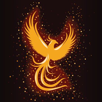 phoenix-firebird-flying-vector