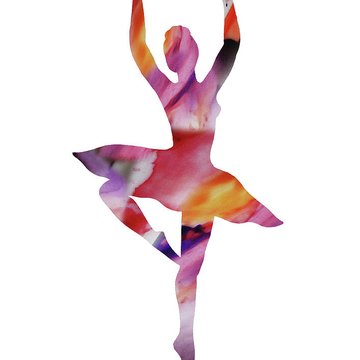 watercolor-silhouette-dancing-ballerina-ii-irina-sztukowski